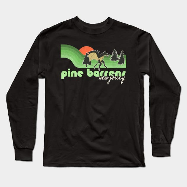 Visit The Pine Barrens NJ Long Sleeve T-Shirt by darklordpug